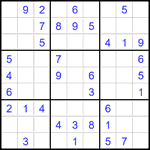 Судоку 9х9 #2048 легкий