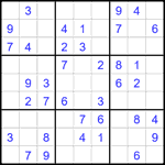 Судоку 9х9 #2049 легкий