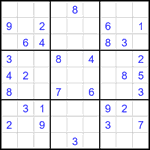Судоку 9х9 #1961 средний Судоку 9х9 #1961 средний