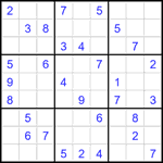 Судоку 9х9 #1964 средний Судоку 9х9 #1964 средний