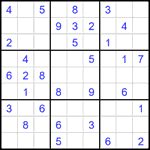 Судоку 9х9 #1965 средний Судоку 9х9 #1965 средний