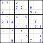 Судоку 9х9 #1966 средний Судоку 9х9 #1966 средний