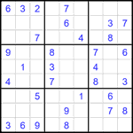 Судоку 9х9 #1973 средний Судоку 9х9 #1973 средний