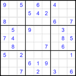 Судоку 9х9 #1974 средний Судоку 9х9 #1974 средний