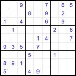 Судоку 9х9 #1976 средний Судоку 9х9 #1976 средний