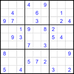 Судоку 9х9 #1977 средний Судоку 9х9 #1977 средний