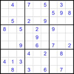 Судоку 9х9 #1978 средний Судоку 9х9 #1978 средний