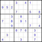 Судоку 9х9 #1979 средний Судоку 9х9 #1979 средний