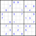 Судоку 9х9 #1983 средний Судоку 9х9 #1983 средний