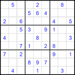 Судоку 9х9 #1986 средний Судоку 9х9 #1986 средний