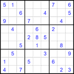 Судоку 9х9 #1994 средний