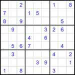 Судоку 9х9 #1995 средний Судоку 9х9 #1995 средний