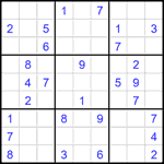 Судоку 9х9 #1997 средний Судоку 9х9 #1997 средний