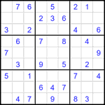 Судоку 9х9 #2001 средний Судоку 9х9 #2001 средний