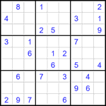 Судоку 9х9 #2002 средний Судоку 9х9 #2002 средний