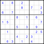 Судоку 9х9 #2006 средний Судоку 9х9 #2006 средний