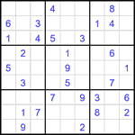 Судоку 9х9 #2008 средний
