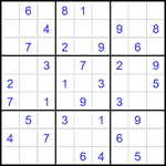 Судоку 9х9 #2011 средний