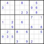 Судоку 9х9 #2014 средний Судоку 9х9 #2014 средний