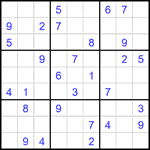 Судоку 9х9 #2017 средний Судоку 9х9 #2017 средний