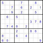 Судоку 9х9 #2018 средний