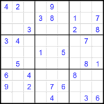 Судоку 9х9 #2020 средний