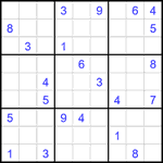 Судоку 9х9 #1985 трудный Судоку 9х9 #1985 трудный
