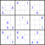 Судоку 9х9 #1987 трудный Судоку 9х9 #1987 трудный