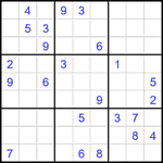 Судоку 9х9 #1991 трудный Судоку 9х9 #1991 трудный