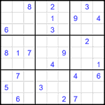 Судоку 9х9 #2016 трудный Судоку 9х9 #2016 трудный