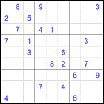 Судоку 9х9 #2017 трудный Судоку 9х9 #2017 трудный