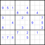 Судоку 9х9 #2020 трудный