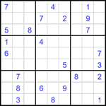 Судоку 9х9 #1956 очень трудный Судоку 9х9 #1956 очень трудный