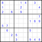 Судоку 9х9 #1957 очень трудный Судоку 9х9 #1957 очень трудный