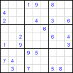 Судоку 9х9 #1960 очень трудный Судоку 9х9 #1960 очень трудный