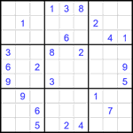 Судоку 9х9 #1964 очень трудный Судоку 9х9 #1964 очень трудный