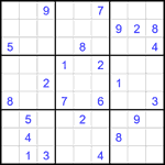Судоку 9х9 #1974 очень трудный Судоку 9х9 #1974 очень трудный