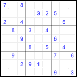Судоку 9х9 #1978 очень трудный Судоку 9х9 #1978 очень трудный