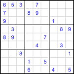 Судоку 9х9 #1981 очень трудный Судоку 9х9 #1981 очень трудный