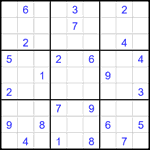 Судоку 9х9 #1982 очень трудный Судоку 9х9 #1982 очень трудный