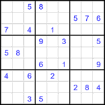 Судоку 9х9 #1983 очень трудный Судоку 9х9 #1983 очень трудный