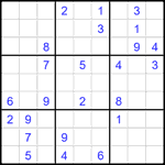 Судоку 9х9 #1997 очень трудный Судоку 9х9 #1997 очень трудный