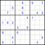 Судоку 9х9 #2010 очень трудный Судоку 9х9 #2010 очень трудный
