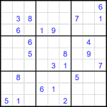 Судоку 9х9 #2011 очень трудный Судоку 9х9 #2011 очень трудный