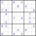 Судоку 9х9 #2012 очень трудный Судоку 9х9 #2012 очень трудный