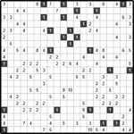 Филиппинский кроссворд #1448 “Елочка”