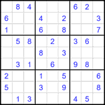 Судоку 9х9 #2065 легкий Судоку 9х9 #2065 легкий