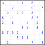 Судоку 9х9 #2072 легкий Судоку 9х9 #2072 легкий