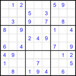 Судоку 9х9 #2074 легкий