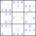 Судоку 9х9 #2082 легкий